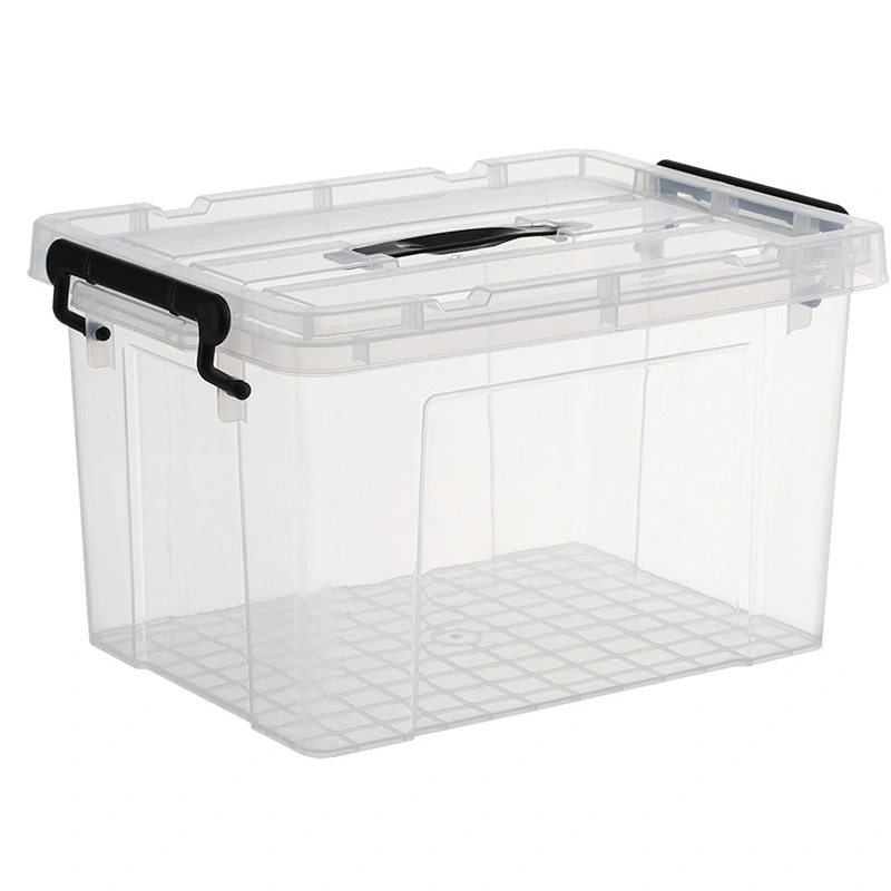 Large Capacity Storage Bin Stackable Lidded Container Under Bed Organizer Box