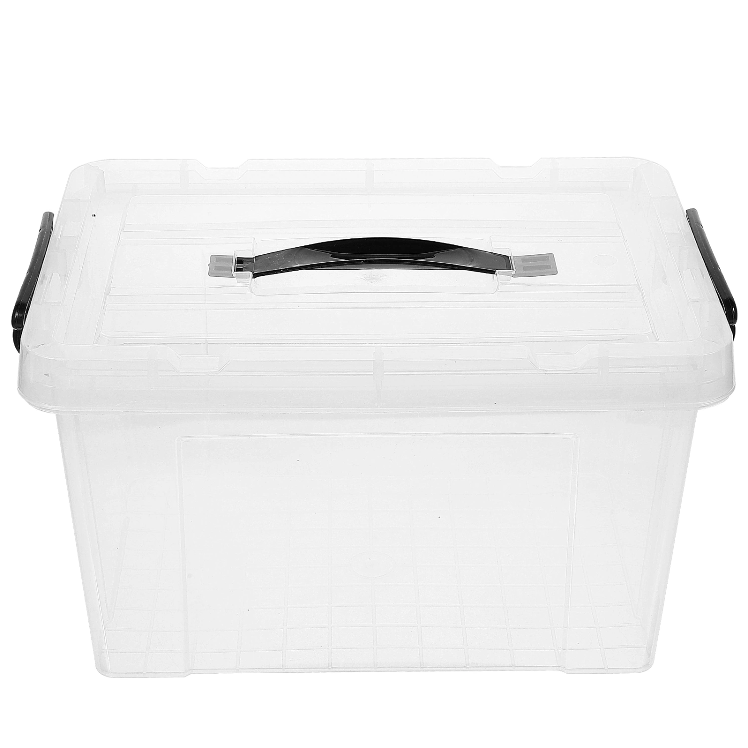 Large Capacity Storage Bin Stackable Lidded Container Under Bed Organizer Box