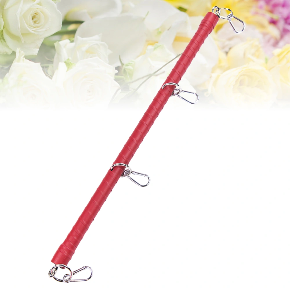 Position Spreader Bar Bondage Wrist Legs Cuffs Tools for Couples Lovers (Red)