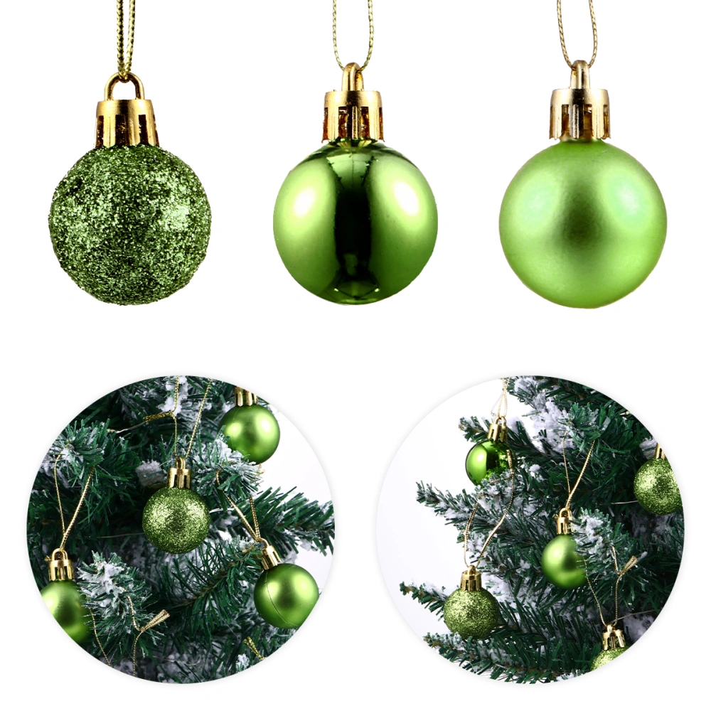 48pcs Christmas Ball Ornaments Xmas Tree Hanging Ball Showcase Hanging Decor