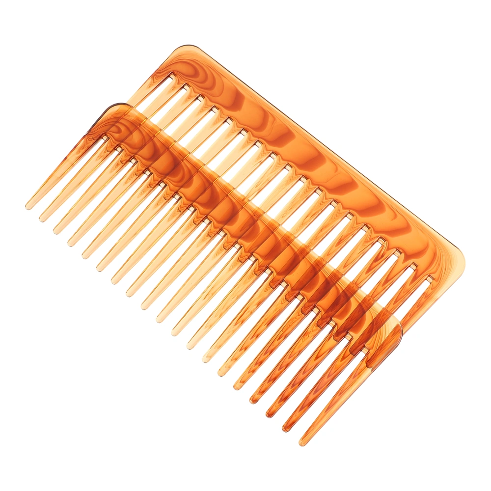 2pcs Plastic Hair Detangling Comb Wide Tooth Comb for Thick Curly Wavy Hair