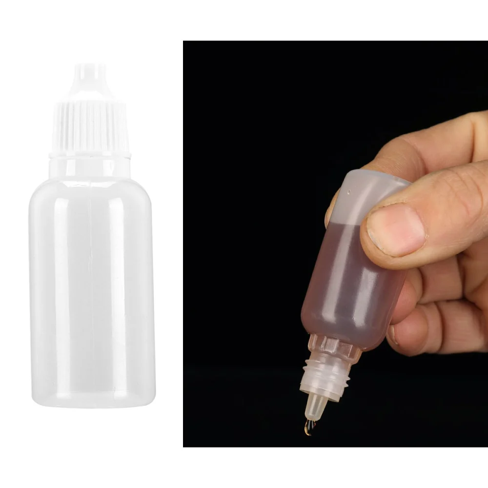 25pcs Portable Eye Drops Bottle Empty Storage Bottle Refillable Subpackaging Bottle for Home Daily Use (20ml)