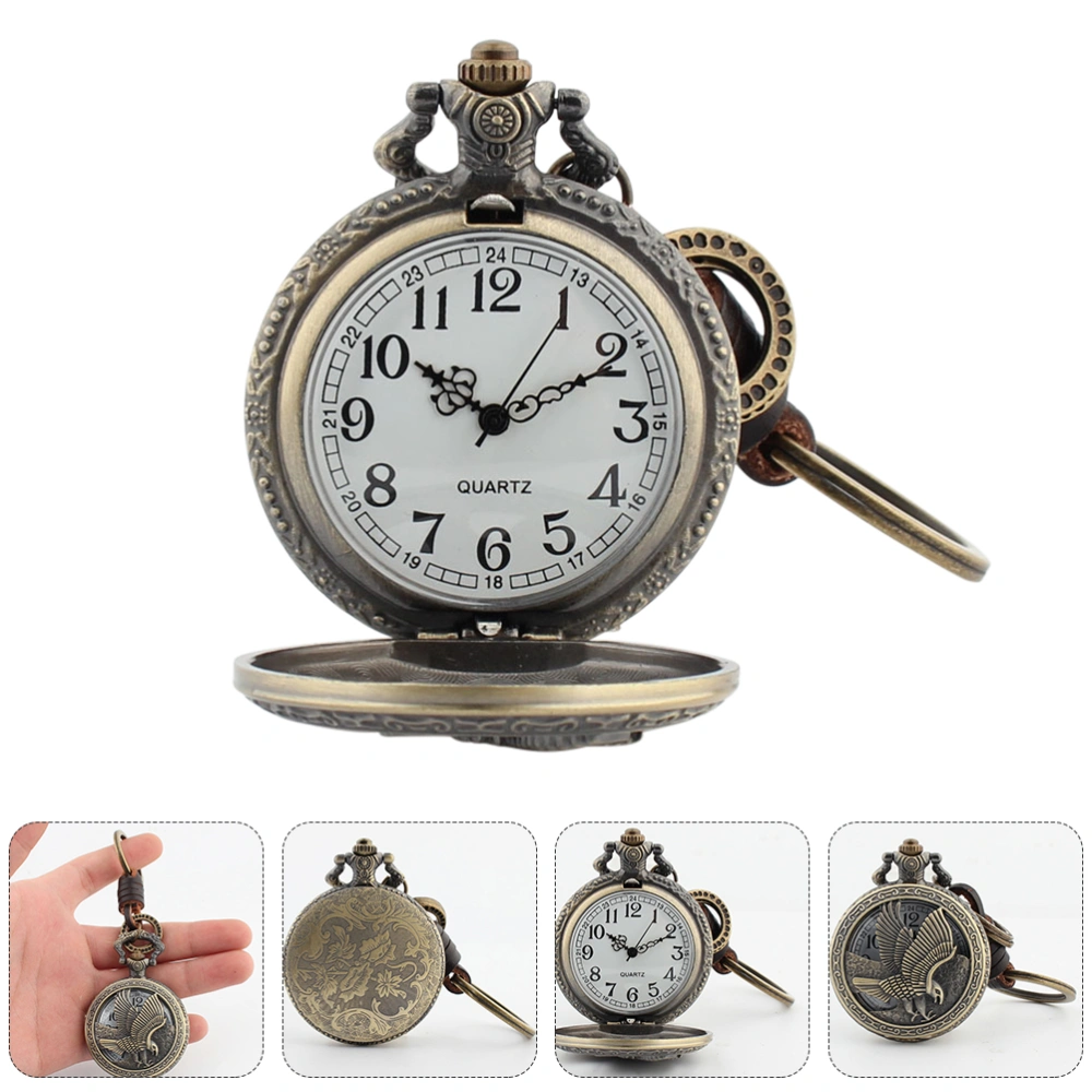 Fashion Hollow Hanging Pocket Watch Pendant Men Lady Retro Packet Watch Gift