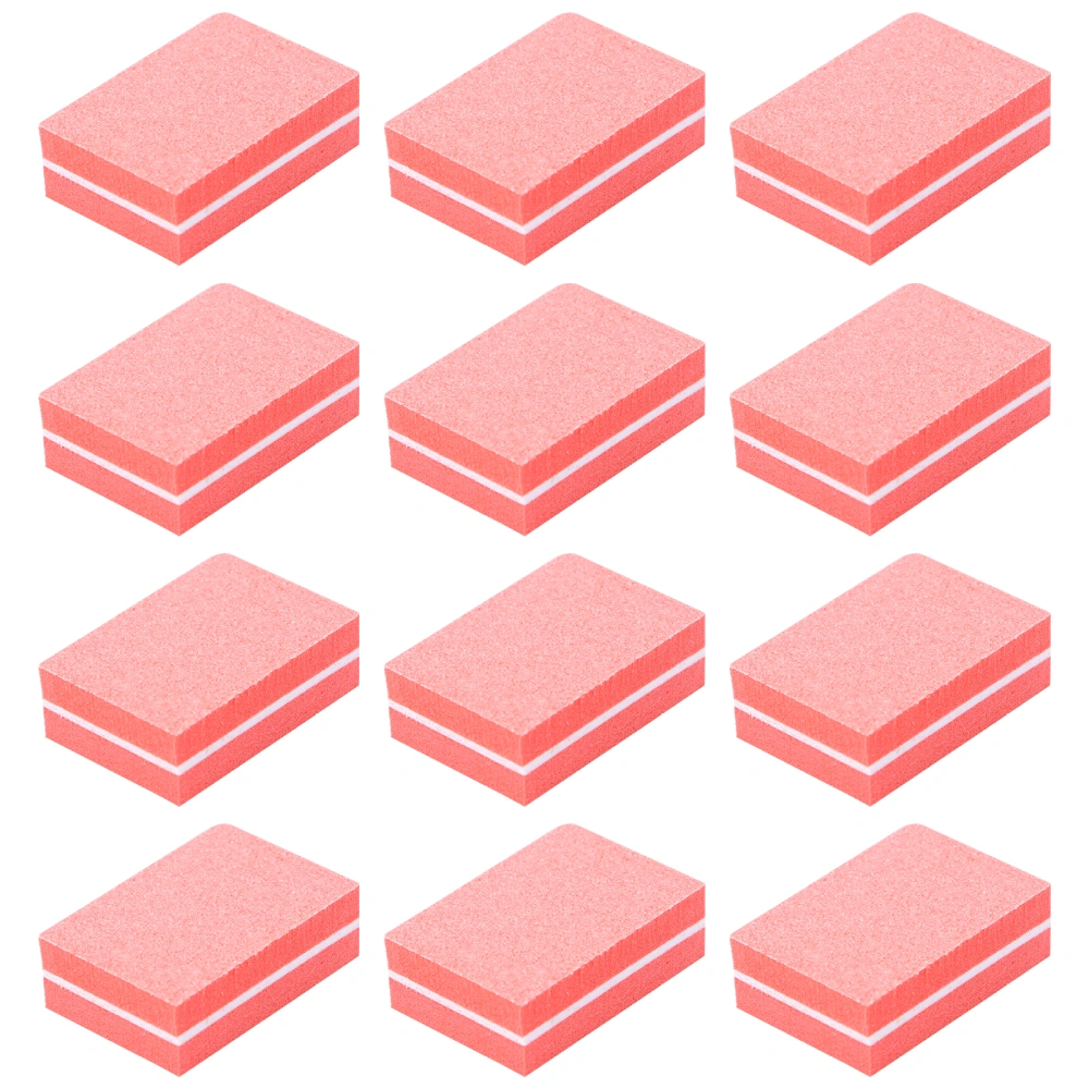 40pcs Mini Nail Art Tools Small Square Polishing Block Sponge Nail Art File