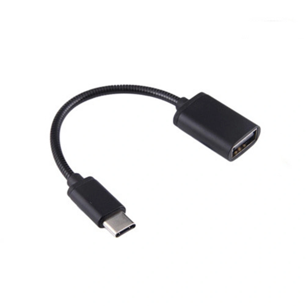 3 Pcs USB-C Male to USB 3.0 Female OTG Cable Adaptor for Galaxy S8 S9 Pixel and other Type-C Enabled Devices (Black)
