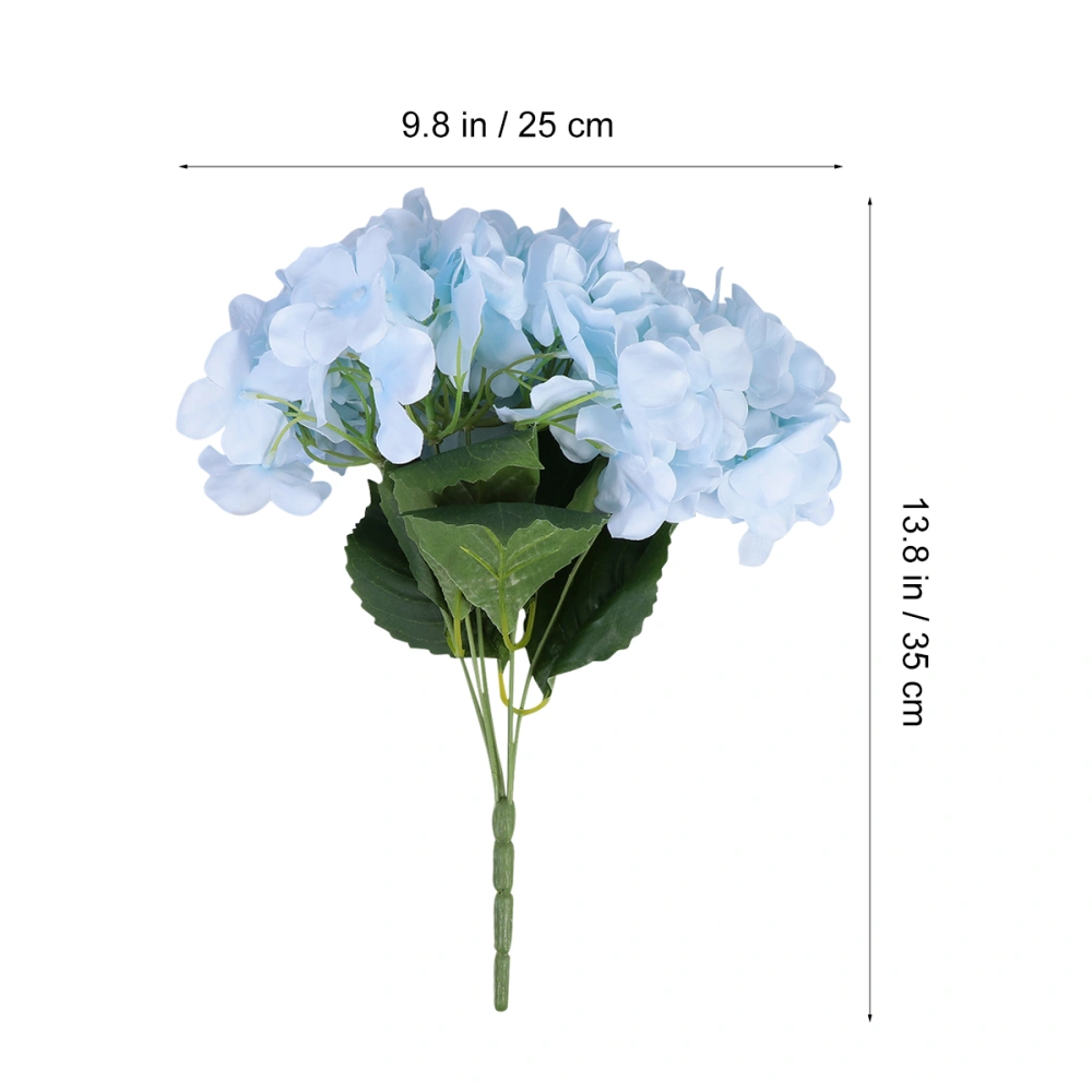 Simulation Hydrangea Flower Ornament Decorative Flower Wedding Flower Decor