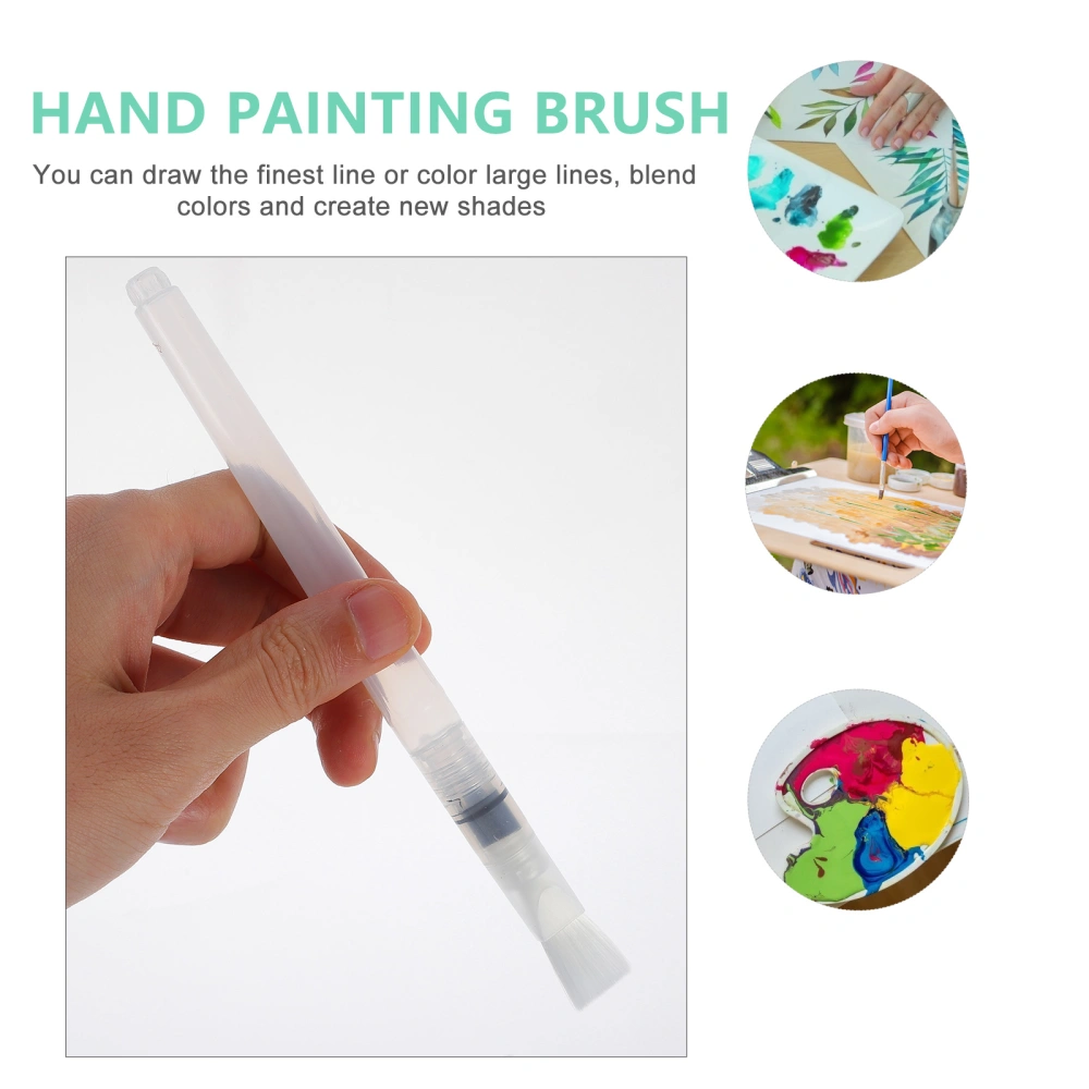 6pcs Watercolor Brush Pen Water Storage Writing Brush Pen Calligraphy Pen