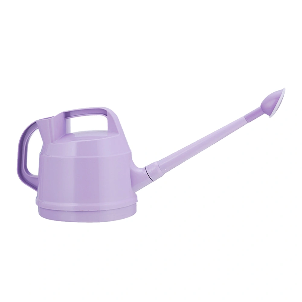 1pc Gardening Tool Long Mouth Pitcher Houshold Watering Flower Sprinkles Bucket Water Container Flower Sprinkling Kettle for Home Garden (Purple)