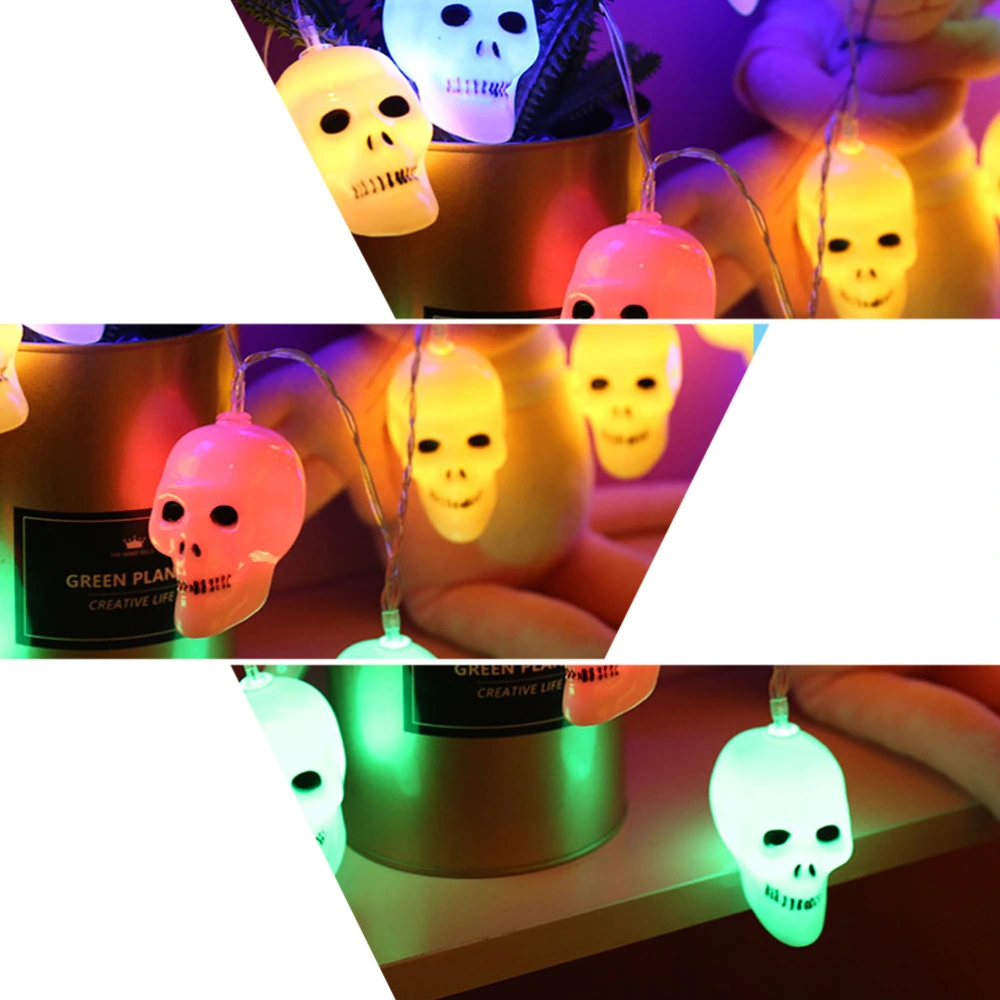 Halloween Lamp String Skull String Lamp Outdoor Light String for Decor Use