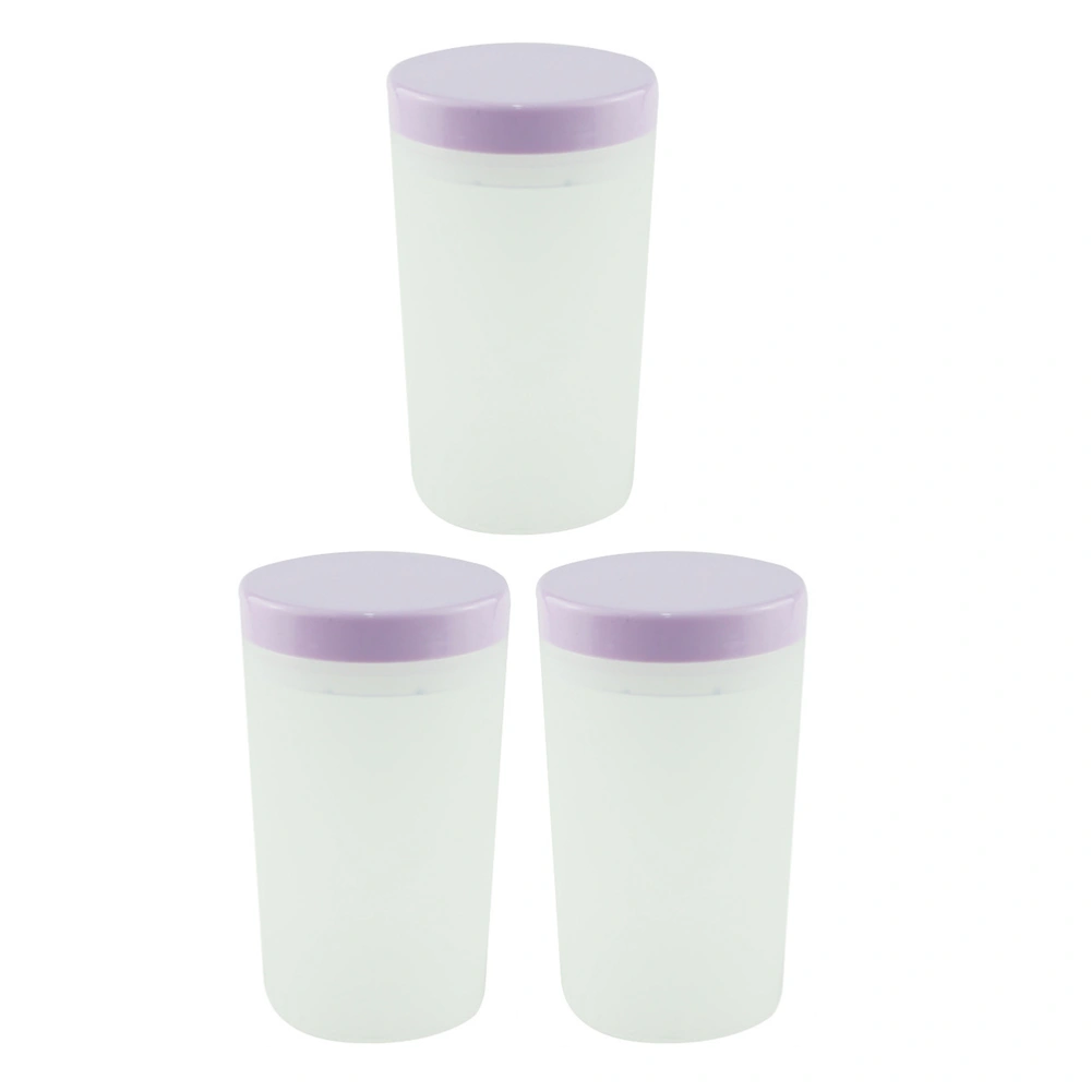 3pcs Nail Art Brushes Cups Holder Brush Pen Washing Cup Polish Remover Cup