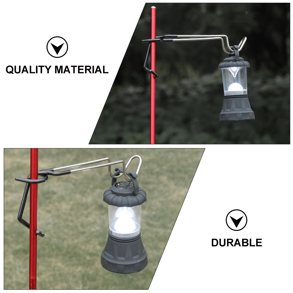 Outdoor Camping Equipment Tent Lamp Hanger Camping Light Hook Holder Bracket