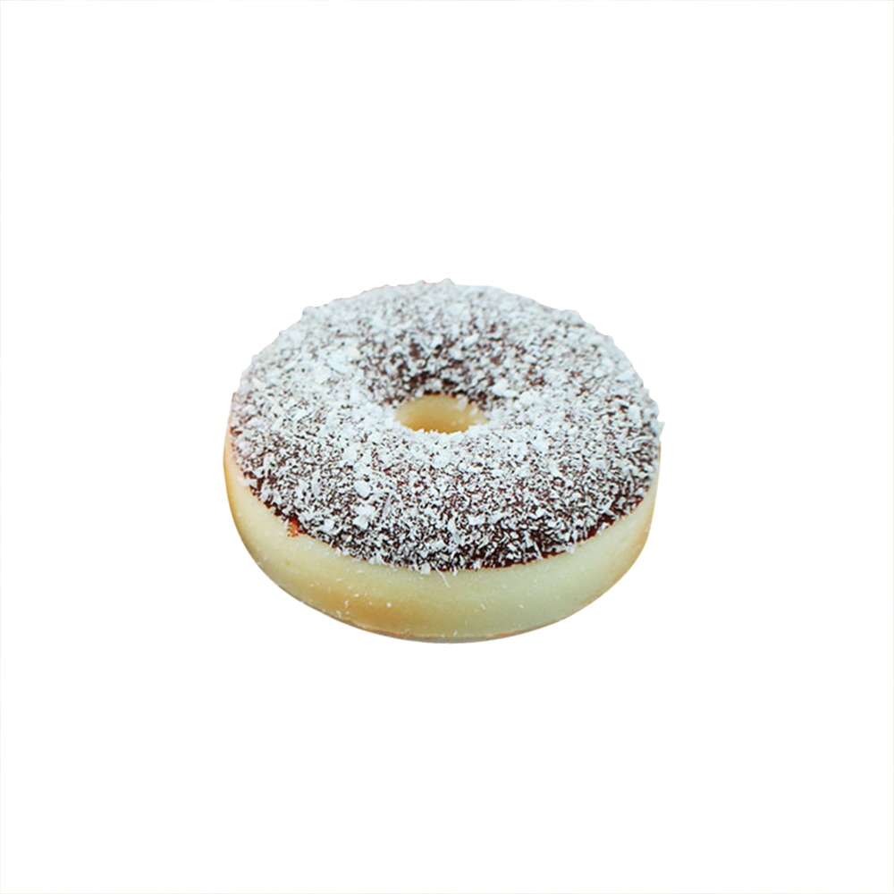 PU Simulation Cream Donut Fruit Cake Artificial Lifelike Fake Small Model Food Kitchen Photography Props Decoration (Coffee A)