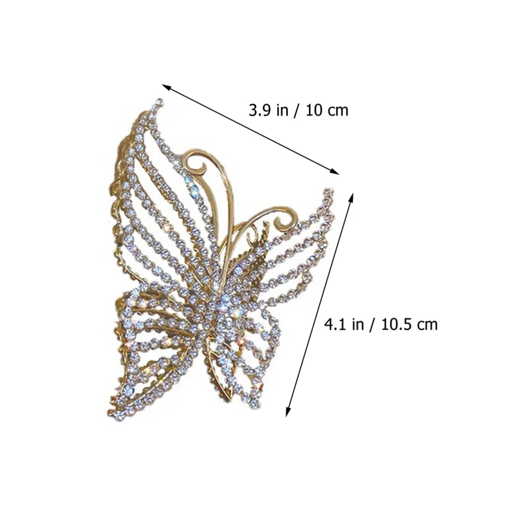 2pcs Butterflies Hair Claw Clips Delicate Jaw Clips Butterflies Hair Clips for Women