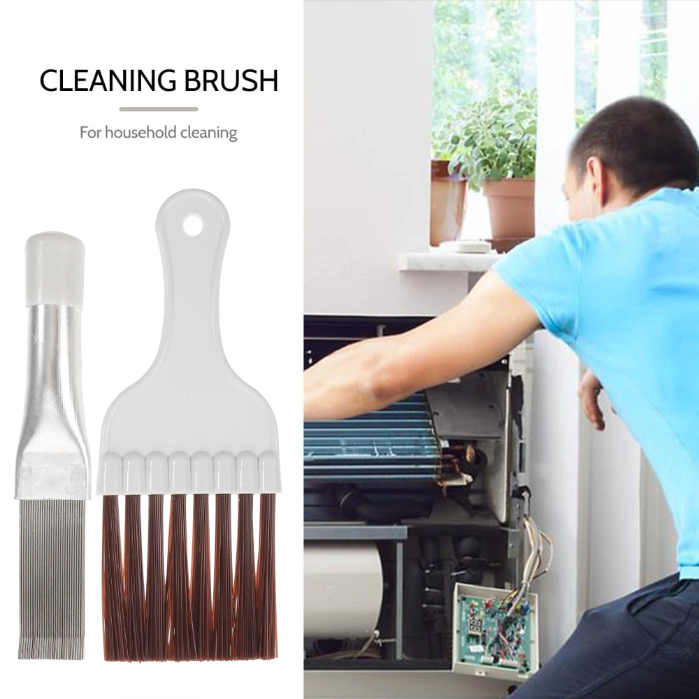 3pcs/Set Radiator Cleaning Brushes Stainless Steel Fin Combs Cleaning Tools