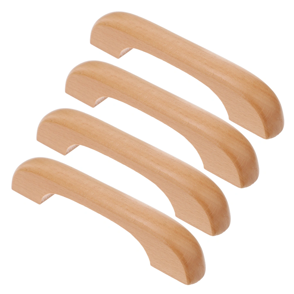 4pcs Cabinet Handles Wooden Cabinet Door Handle Furniture Pulls Drawer Handles