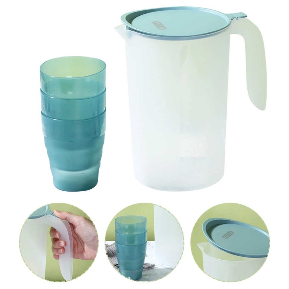 1 Set of Household Juices Pitcher Convenient Juices Kettle Multi-function Water Cup Home Supply