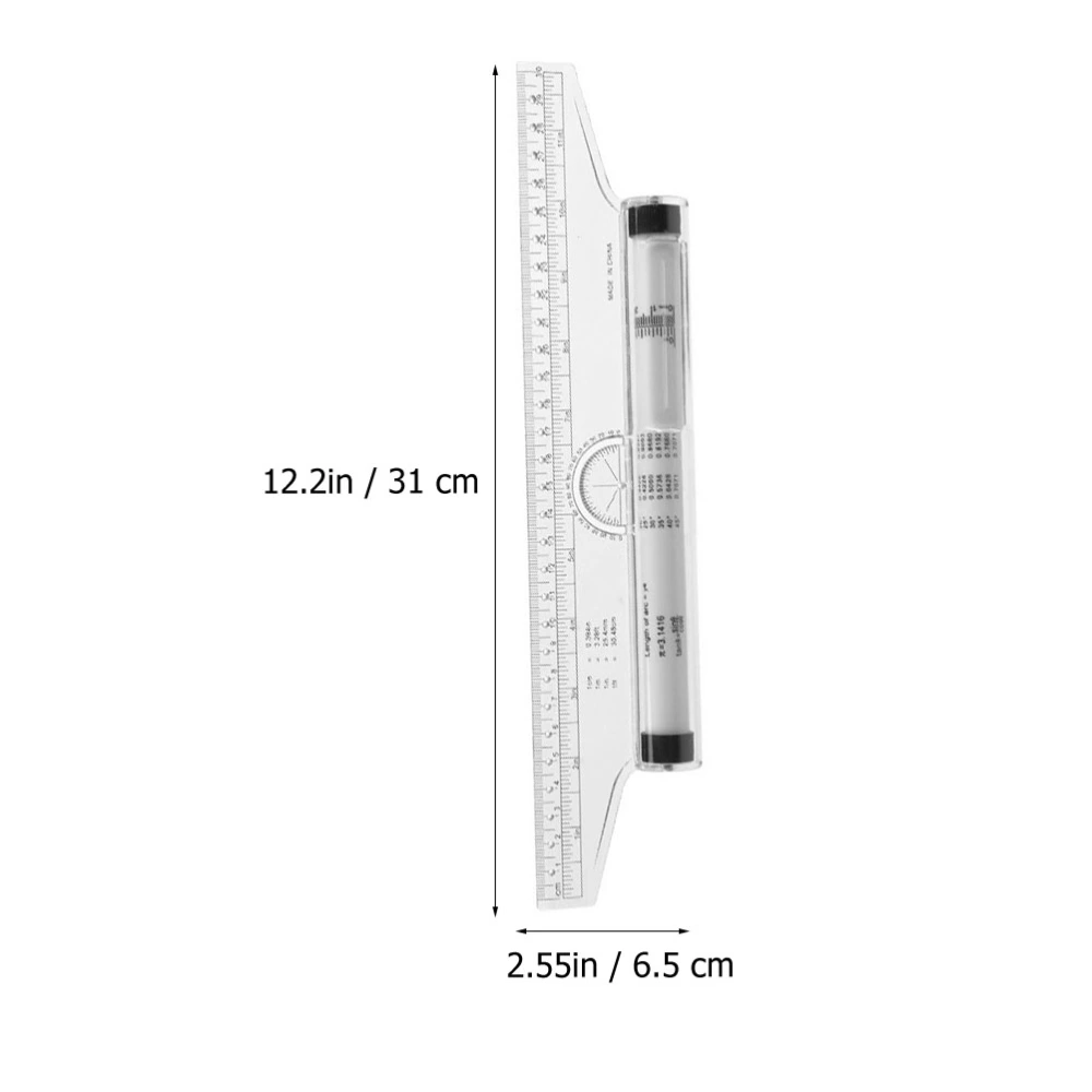 Multi-purpose Rolling Ruler Plastic Measuring Rolling Ruler for Drawing Design