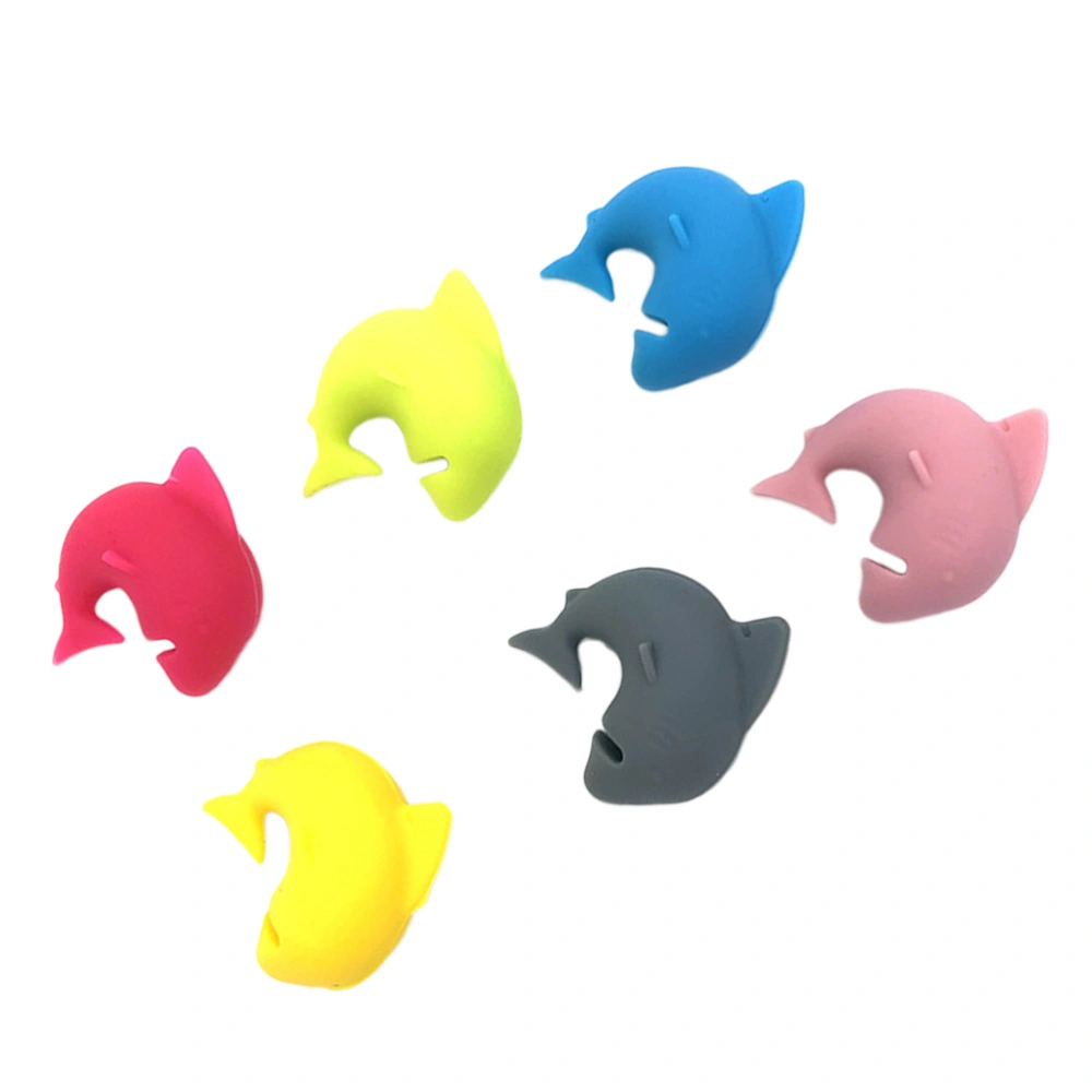 18pcs Silicone Shark Design Wine Glass Markers Party Goblet Wine Drinking Cup Marking Tags