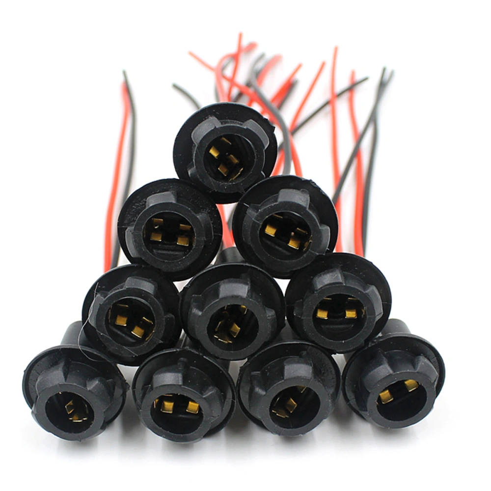 10pcs Motorbike Motorcycle E-bike Foglight Indicator light T10 Socket