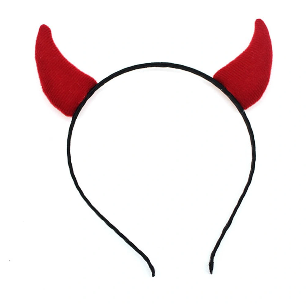 Halloween Headband Devil Horn Head Piece Hair Band Accessory Party Costume Favors Supplies