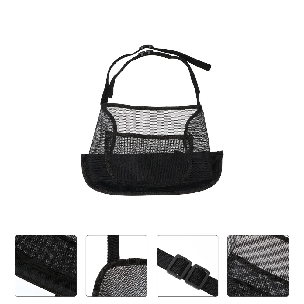 Black Car Net Pockets Seat Back Organizer Handbag Holder Storage Pouch