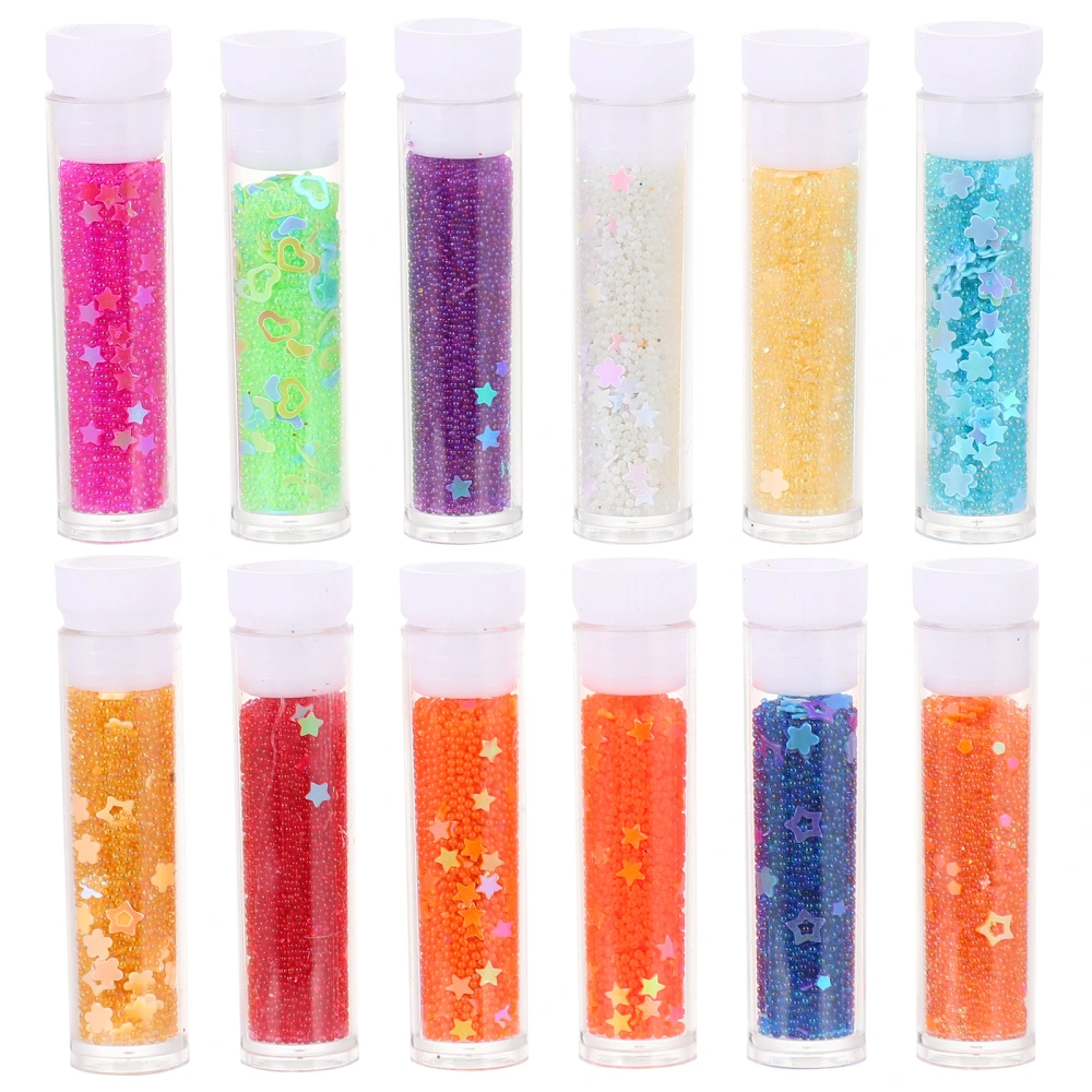 36 Tubes Nail Glitter Sequins DIY Manicure Sequins Fingernail Sequins Flakes