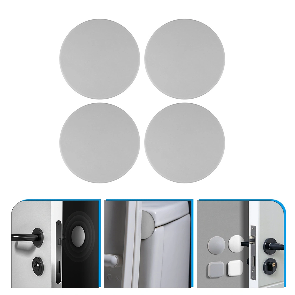 4pcs Door Handle Buffer Guard Door Stoppers Door Wall Protector Self Adhesive Bumpers