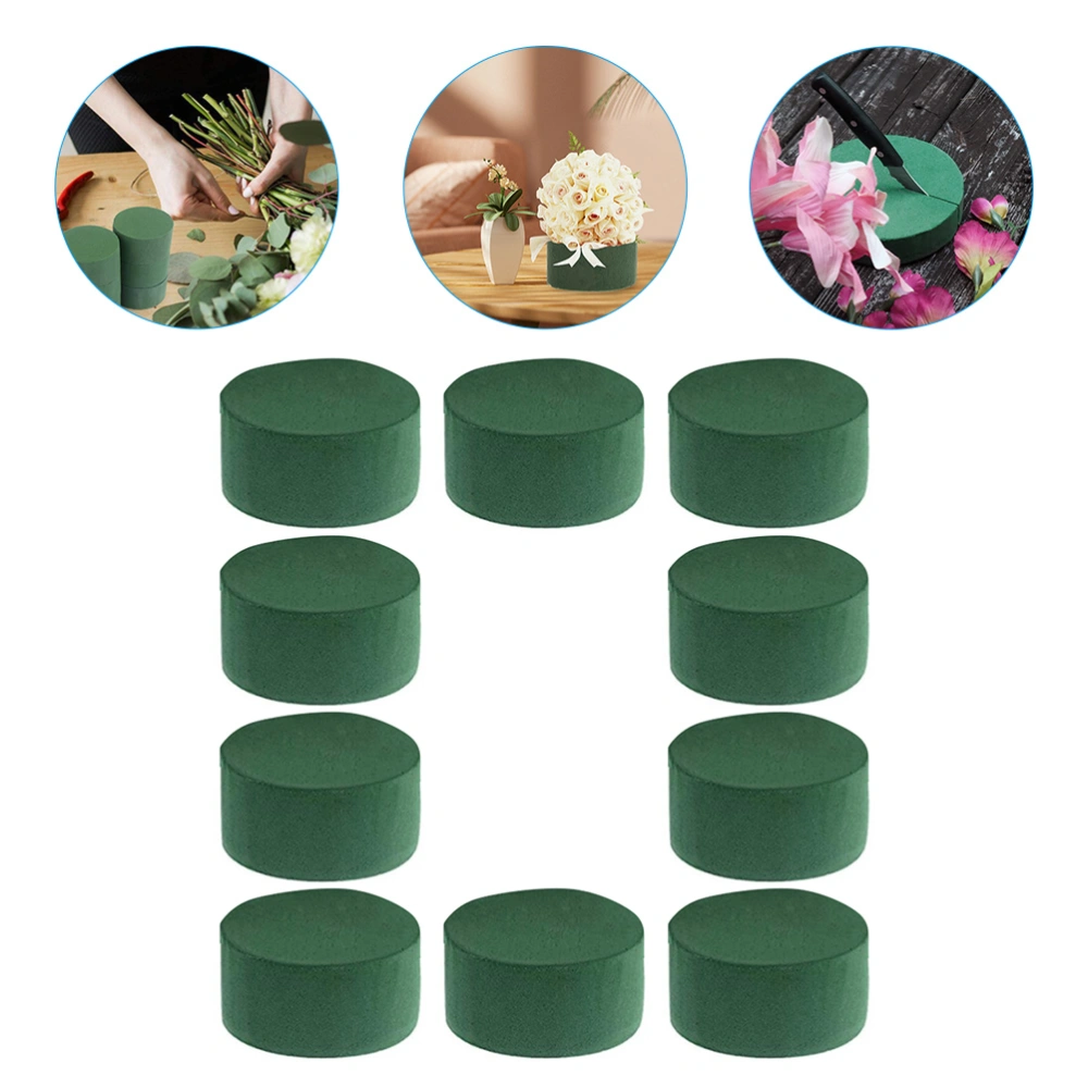 10Pcs  Round Florist Block Flower Holder Floral Blocks for Shop Floral Arrangements