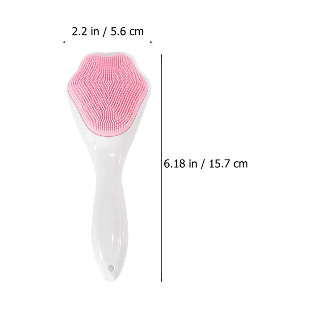 2Pcs Manual Facial Cleansing Brush Silicone Facial Cleaner Manual Skin Cleaner Face Cleaning Tool