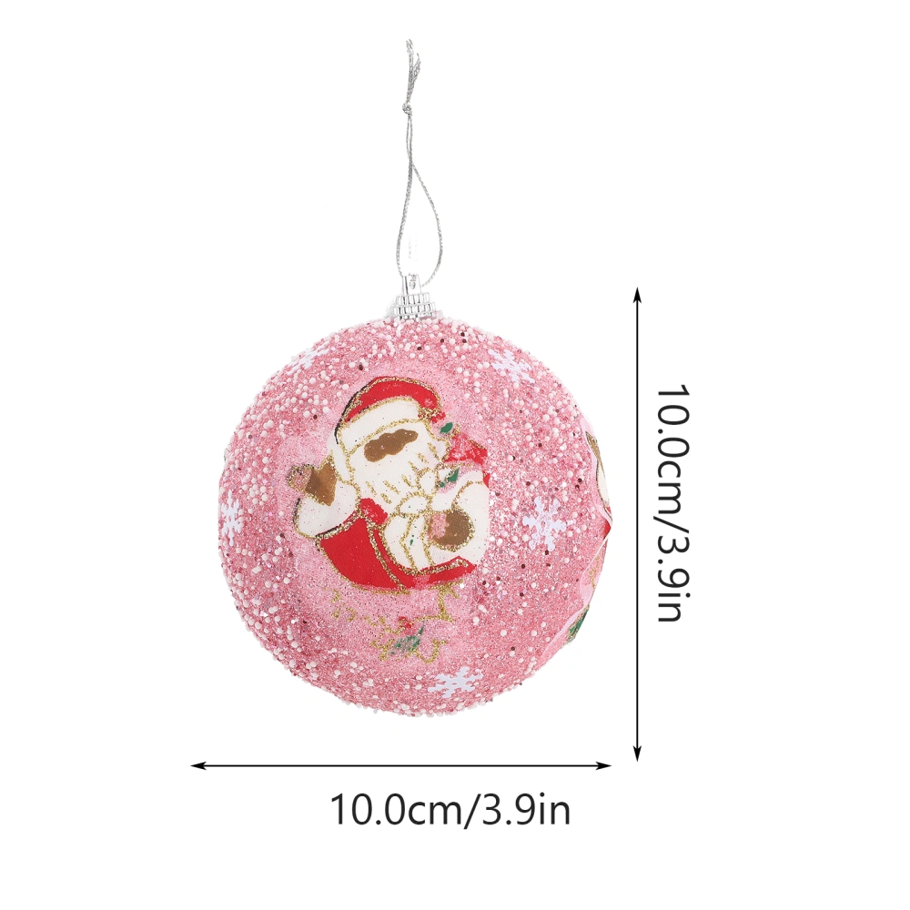 2pcs Petal Glitter Balls Pendants Xmas Tree Hanging Decors Unique Home Pendants