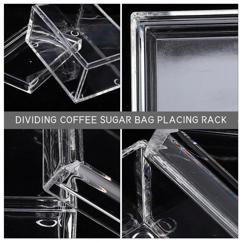 1pc Acrylic Storage Box Candy Bag Storage Containers Tea Bag Box (Transparent)