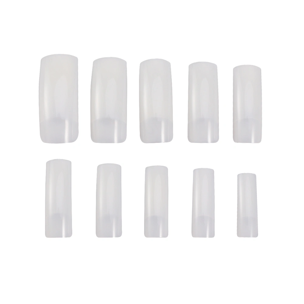 500pcs Fake Nails Natural Color Artificial Half Cover False Nail Tips