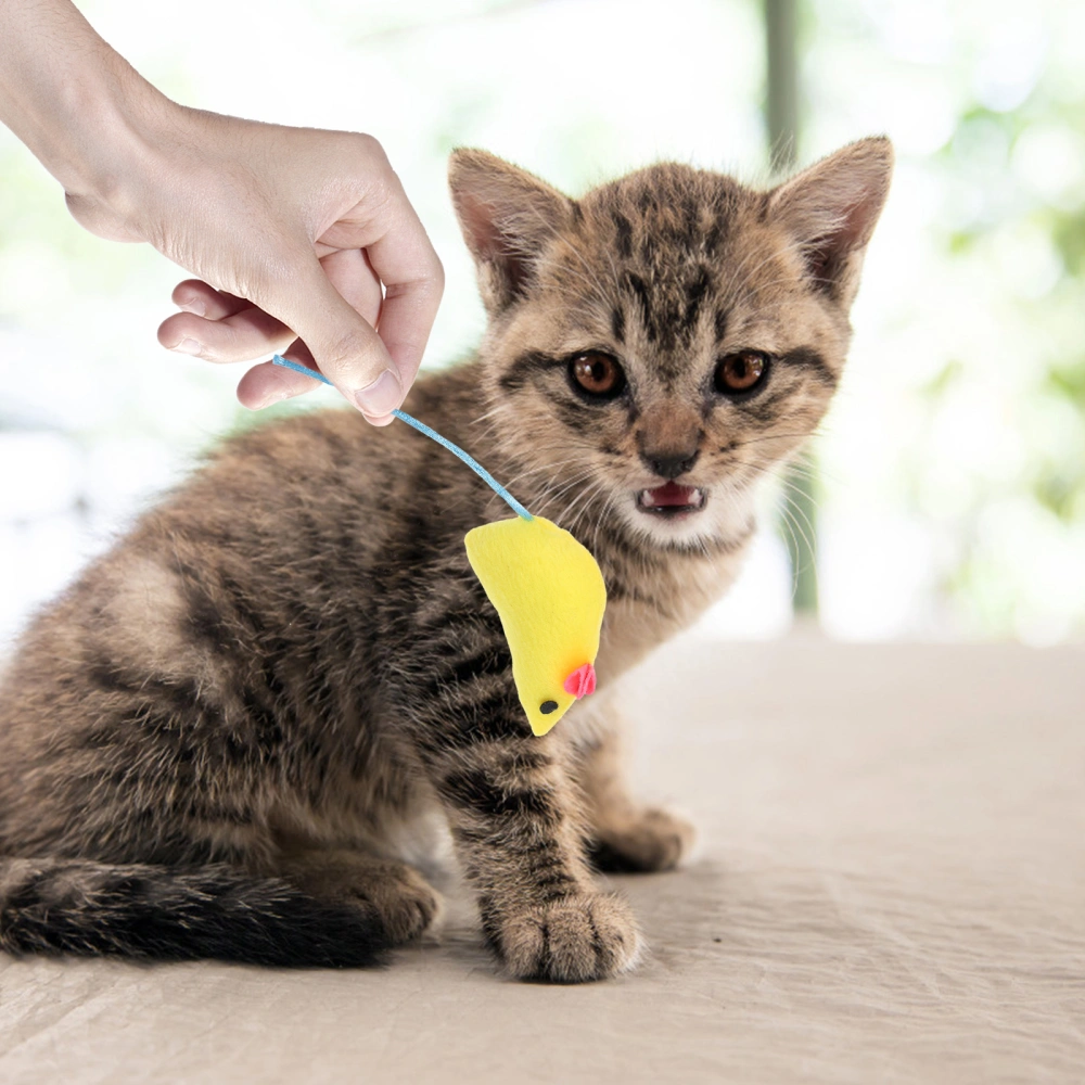 14pcs Funny Plush Cats Chewing Toys Interactive Balls for Kitten Teeth Grinding