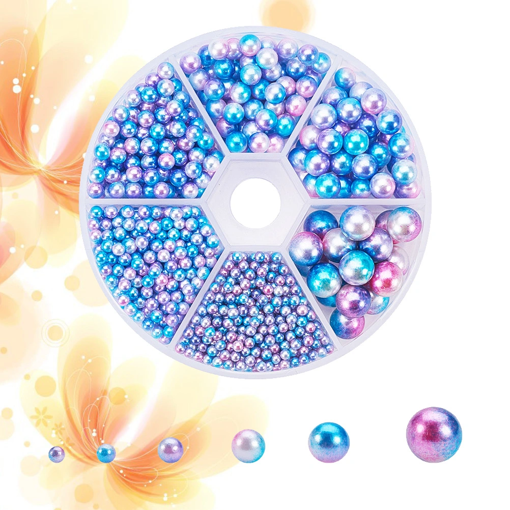 Dyeing Plastic Round Beads DIY Crafting Faux Pearls for Necklace Bracelet Jewlery Making