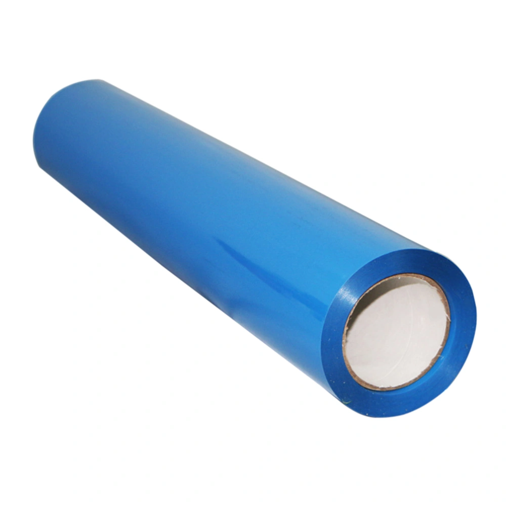 PU Heat Transfer Vinyl Roll Gloss HTV Vinyl Film for T-Shirts Sports Clothing Other Garments and Fabrics (Blue)