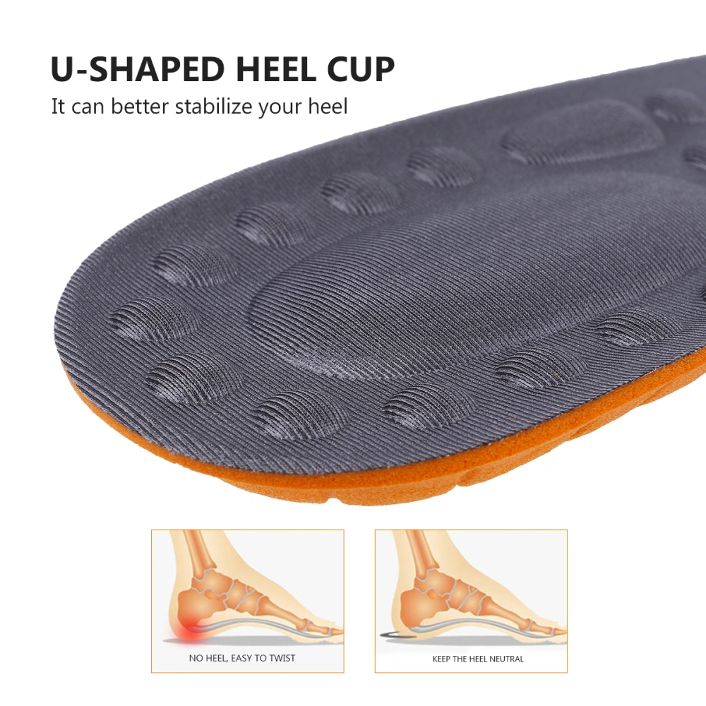 2 Pairs Shoe Insole Anti-Loose Shoe Bottom Insole for Prevent Sweating