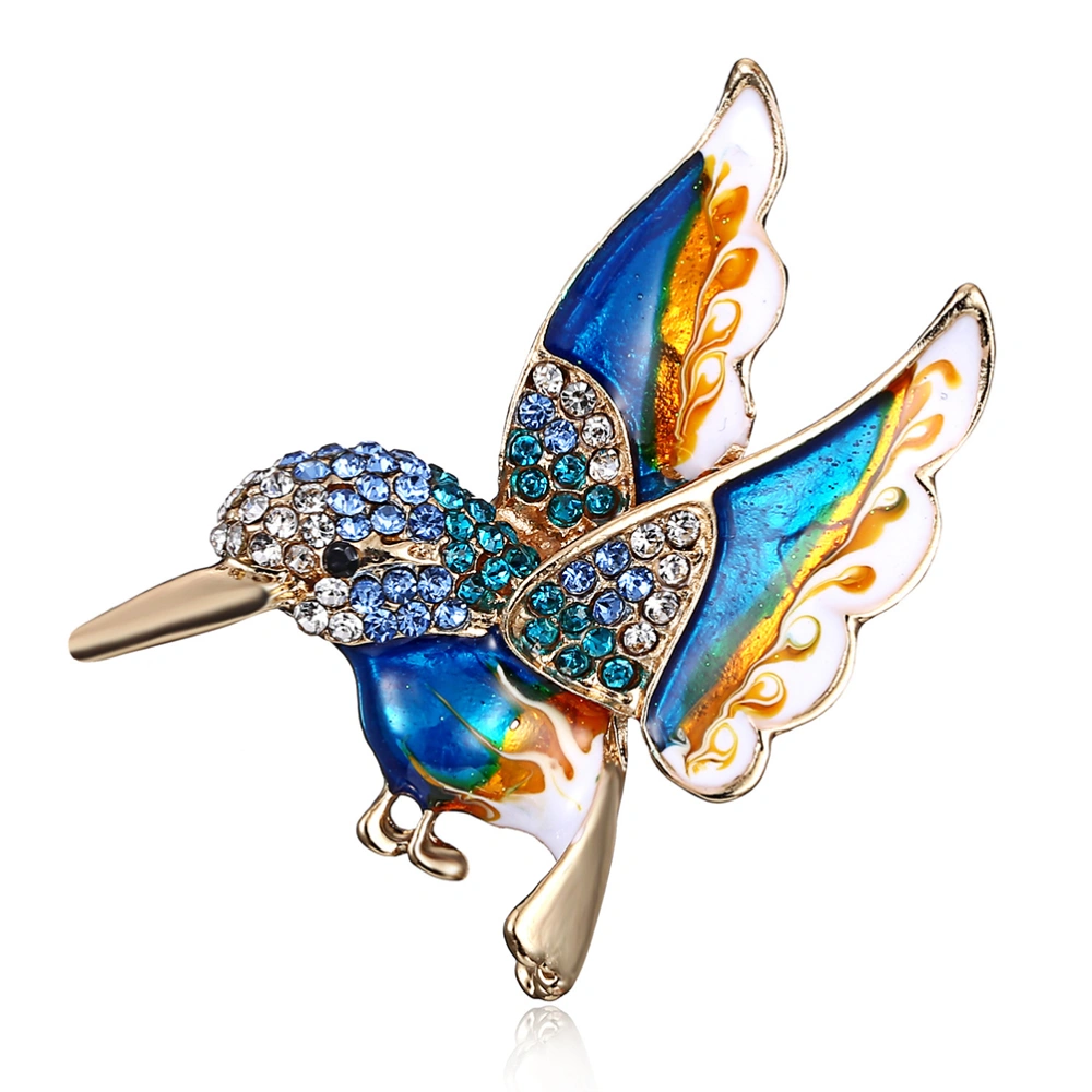 3PCS Bird Shape Brooch Alloy Fashionable Brooch Jewelry Clothes Accessory for Women Girls (Random Color)