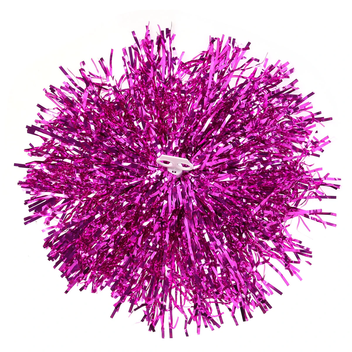1 Pair of Plastic Ring 50g Cheering Squad Spirited Fun Cheerleading Kit Cheer Poms for Both Kids College and High School Competition Cheering Sports Events (Rosy)