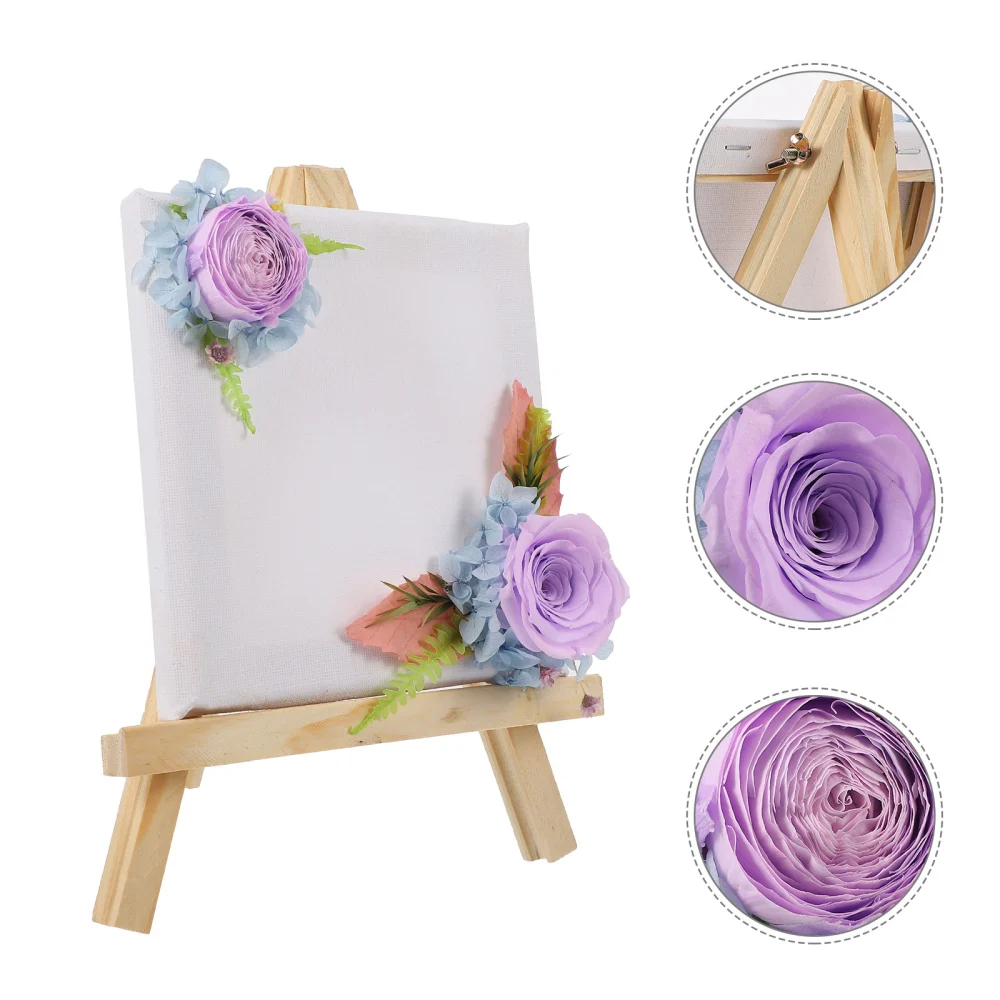 2pcs Preserved Rose Drawing Board Ornament Valentine’s Day Teacher’s Day Gift