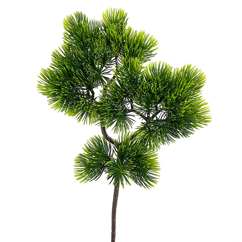 4pcs Artificial Pine Branches Simulation Pine Needles DIY Accessories for Christmas