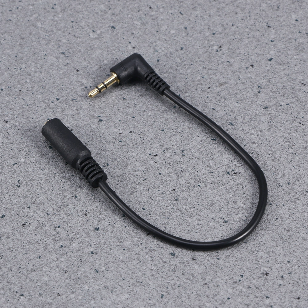 3pcs 3.5mm Bend Male to Female AUX Extension Cable Headphone Extension Cable for Cellphone Tablets Computer MP3 Speaker