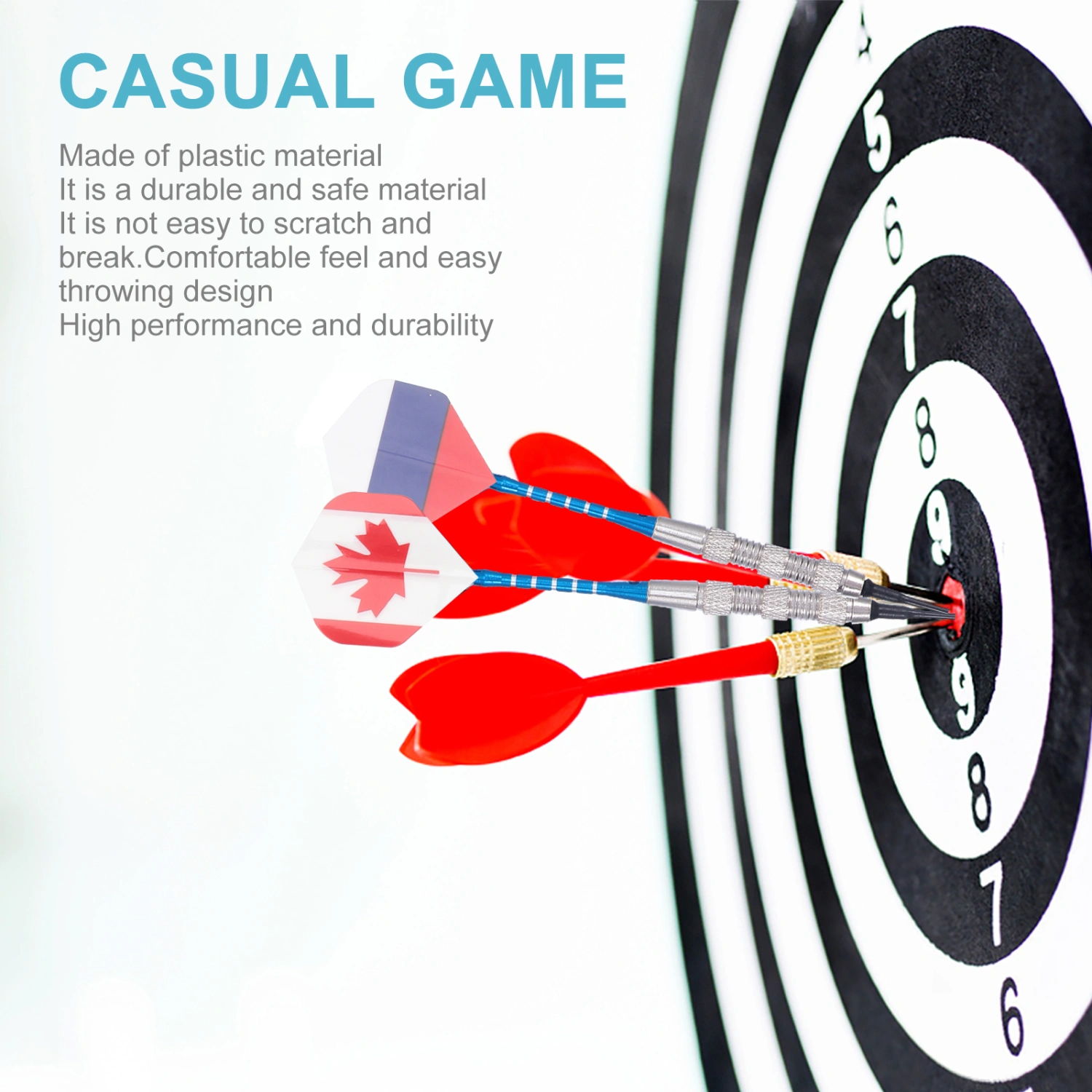 60Pcs Mixed Style Professional Dart Flights Darts Accessory Outdoor and Indoor Sports Standard Dart Tail Wings