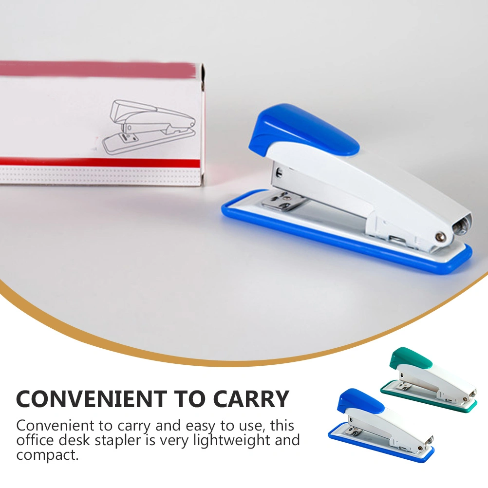 2Pcs Staplers Metal Staplers Medium Staplers Standard 24/6 Staplers for Office Desk