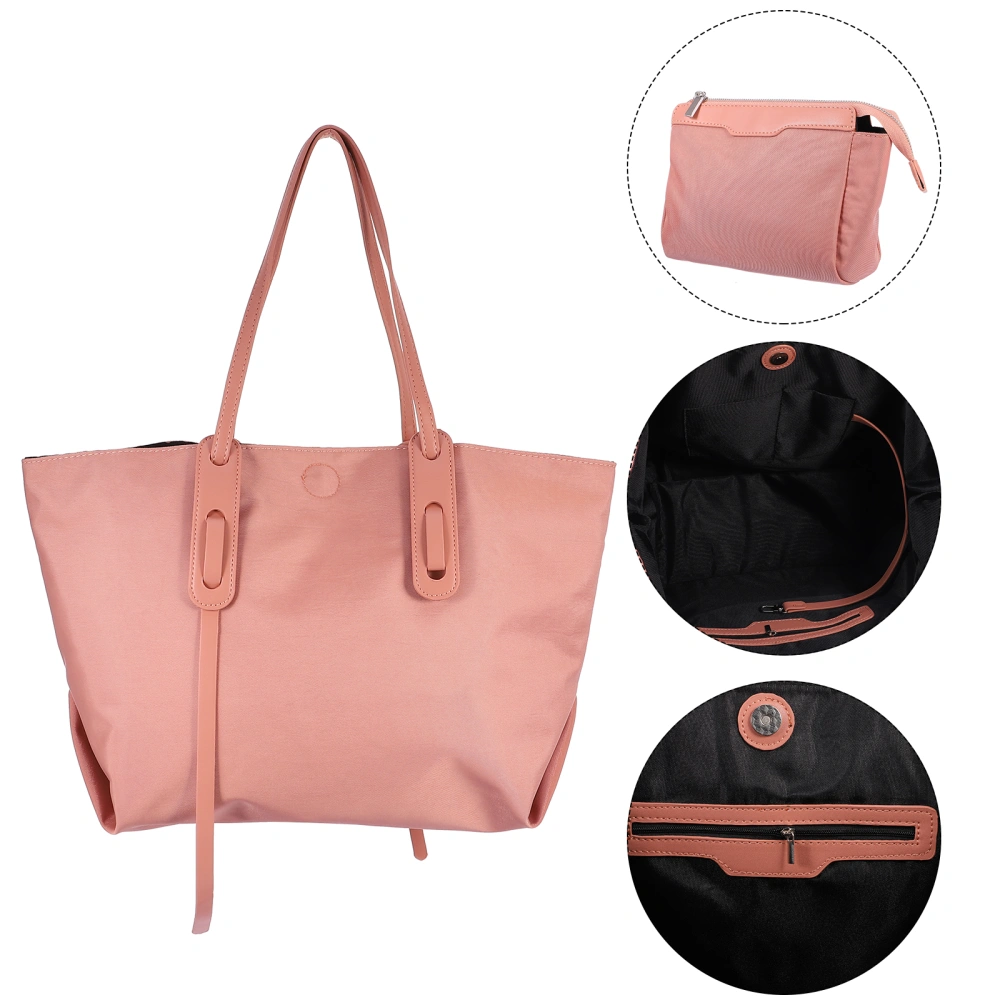 1Pc Women Fashion Single-shoulder Bag Simple Tote Bag Storage Pouch