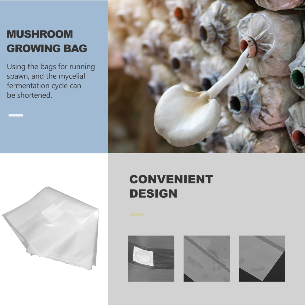 20 Pcs Mushroom Growing Bag Edible Fungus Cultivation Bag Horticultural Planting Bag