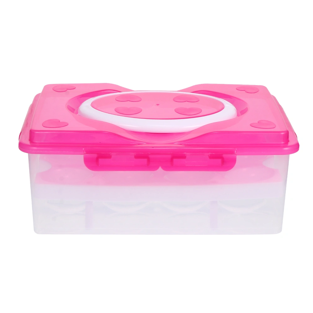 24-grid Egg Tray Double-layer Egg Storage Box Egg Carrier Egg Packaging Box