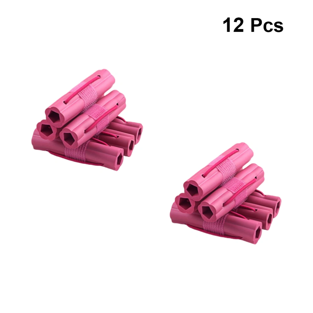 12Pcs Sponge Roller Sponge Curling Hair Stick DIY Hair Styling Tool Curler Hairdressing Tools