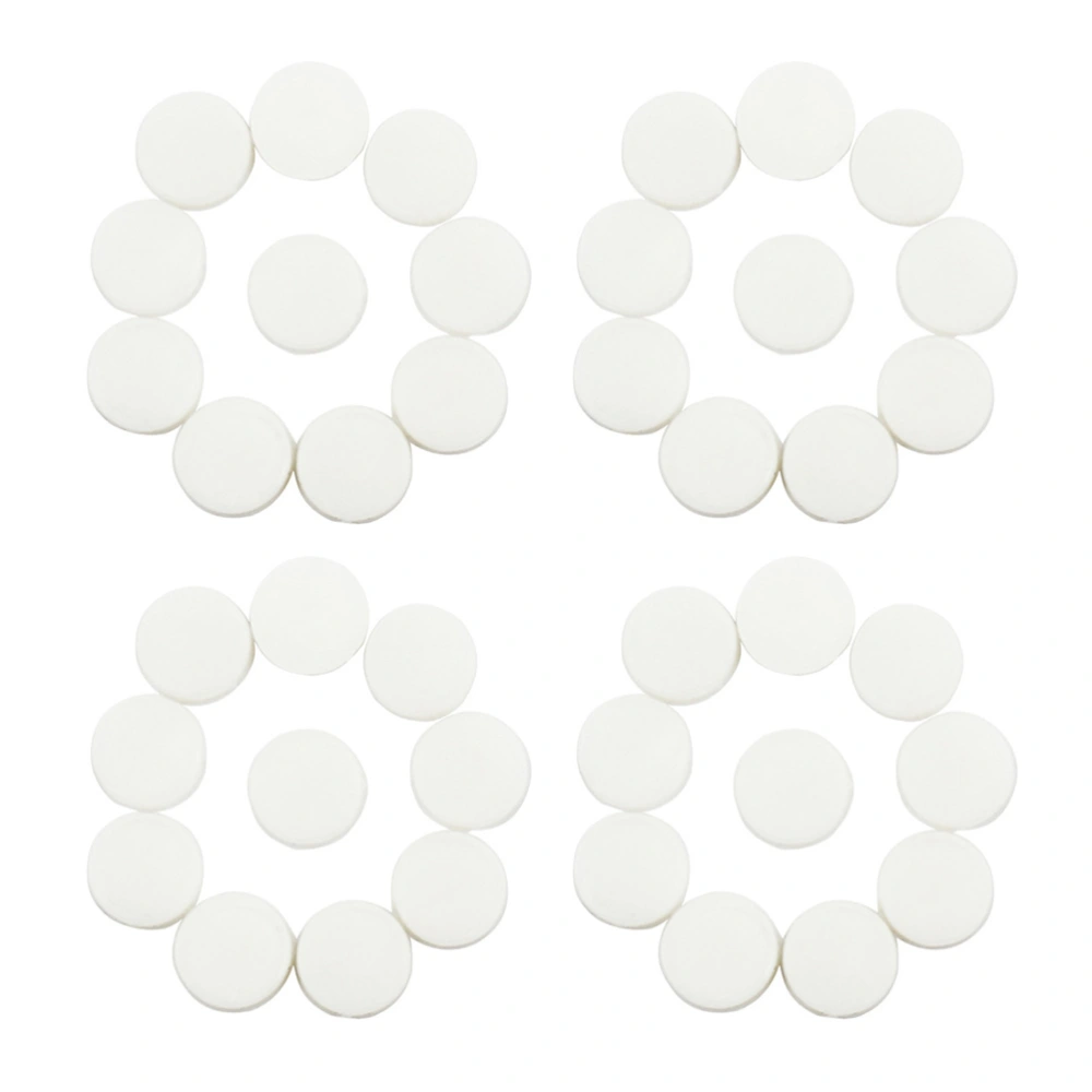 40Pcs Silicone Flute Plugs Open Hole Plug Covers Flute Key Plugs (White)