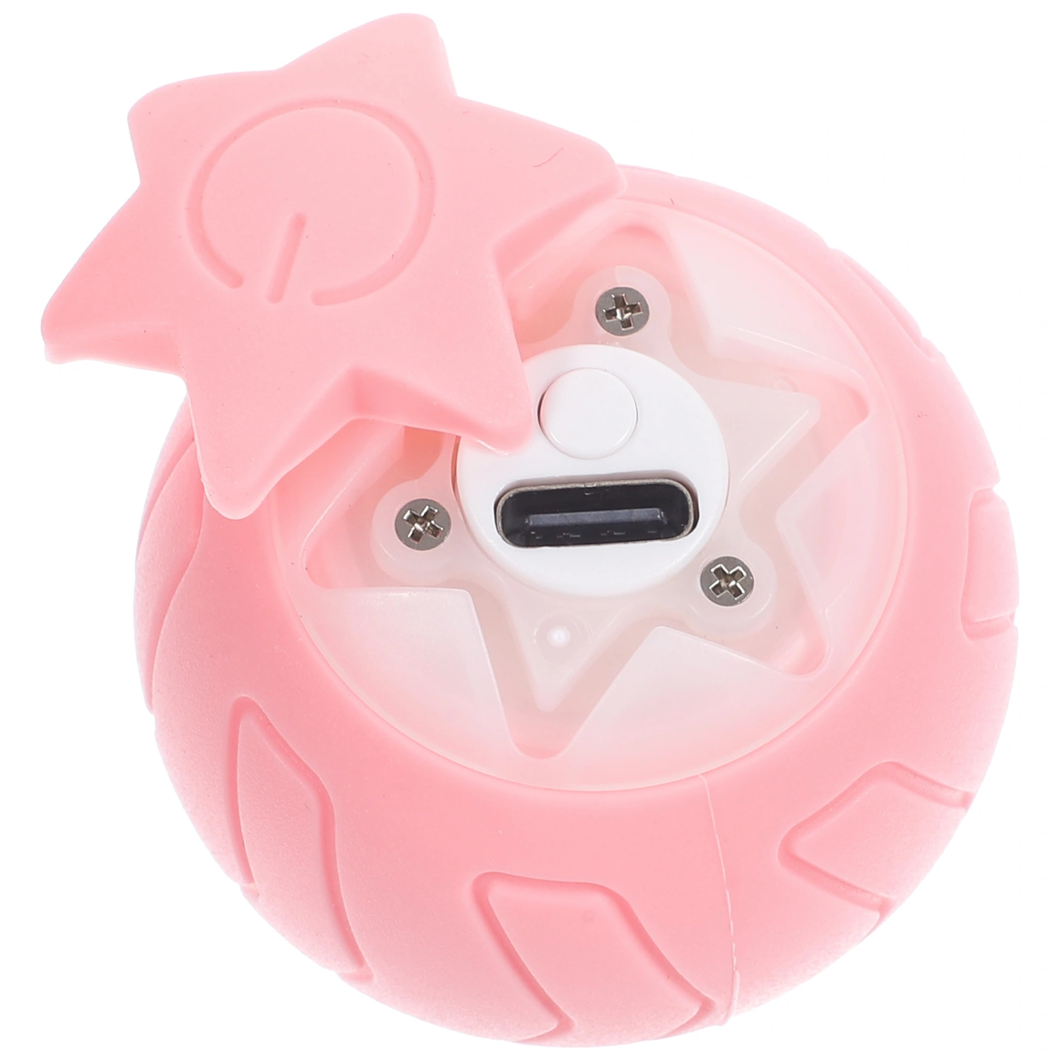 Interactive Cat Toy Ball Cat Toy USB Rechargeable Cat Toy Ball for Indoor Cats with Light