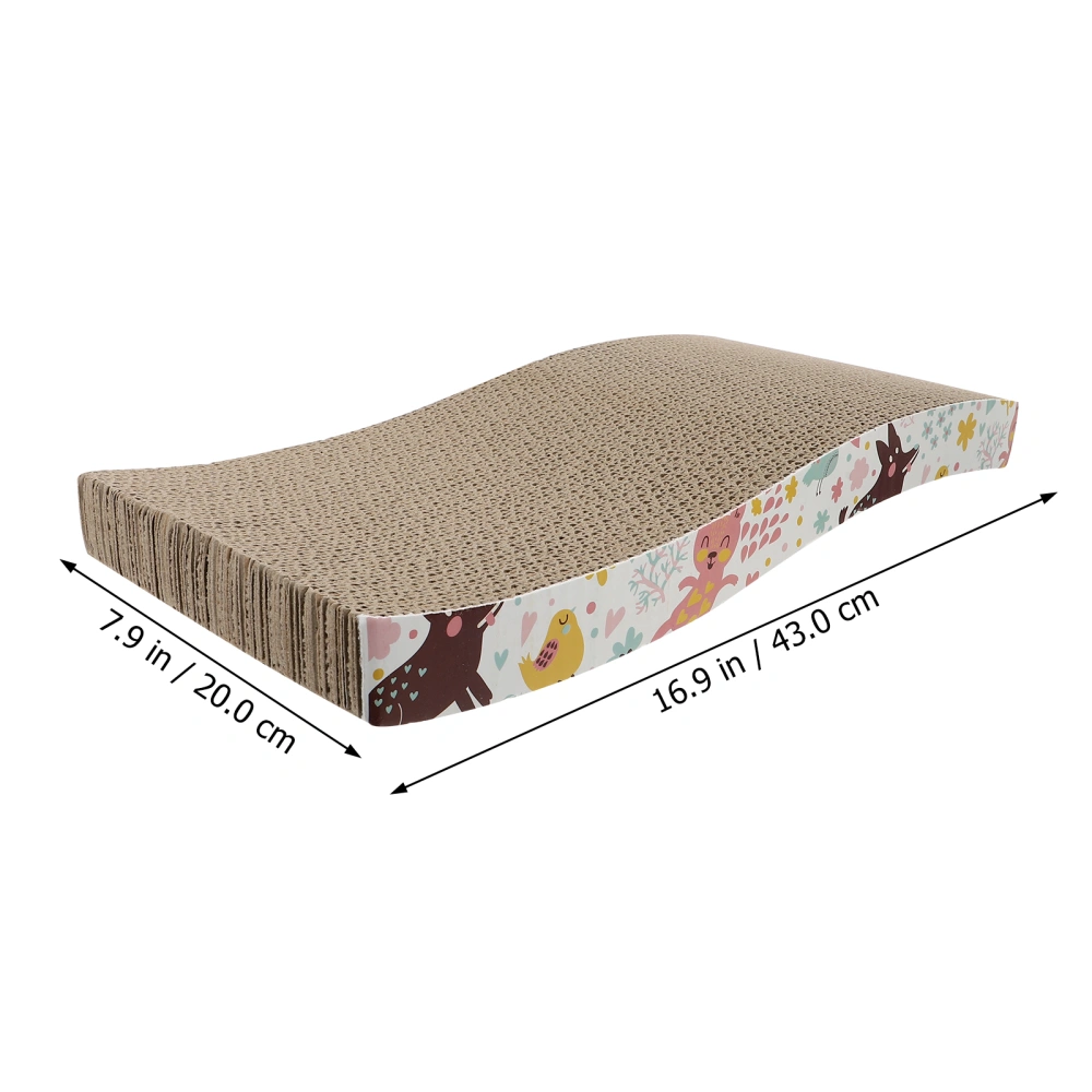 Cat Kitten Corrugated Scratching Board Cat Scratcher Toys Corrugated Board